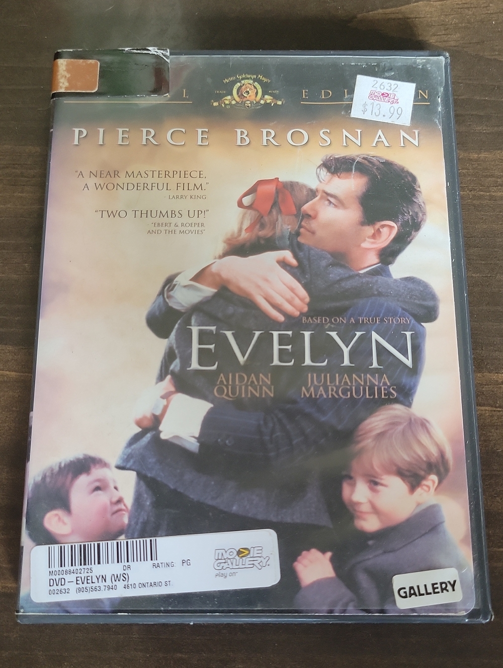 Evelyn (Pierce Brosnan) DVD - Drama - Black